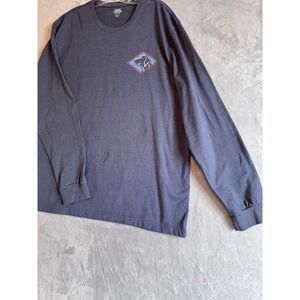 IZOD Saltwater Mens XXL Long Sleeve Shirt Brant Point Brewery Black Lab Blue Tee